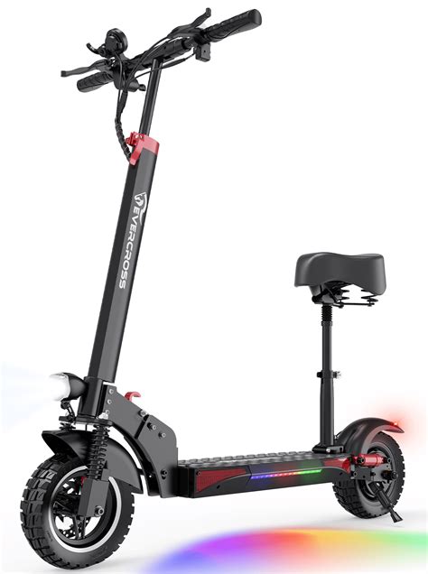 4 A EVERCROSS Electric Scooter Adults, 10 " Solid Tires, 500W Motor up to 19 MPH, 22 Miles Long-Range Battery, Folding Commuter Electric Scooter for Adults & Teenagers. . Evercross scooter